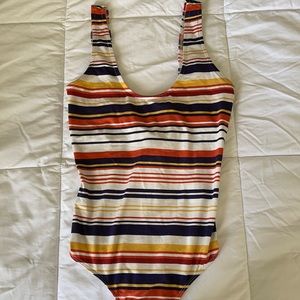 F21 striped body suit